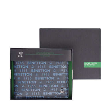 United Colors Of Benetton Berkner Mens Passcase Wallet Navy