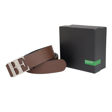 United Colors Of Benetton Pavel Men S Reversible Belt Brown Black