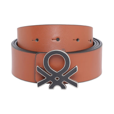 United Colors Of Benetton Karel Mens Reversible Belt Tan Black