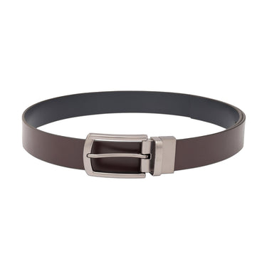 United Colors of Benetton Ales Men's Reversible Belt Brown and Navy