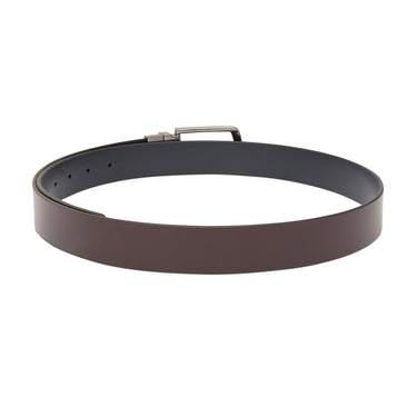 United Colors of Benetton Ales Men's Reversible Belt Brown and Navy