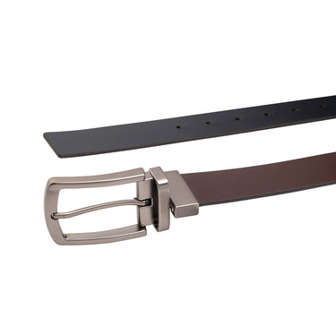 United Colors of Benetton Ales Men's Reversible Belt Brown and Navy