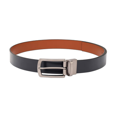 United Colors of Benetton Ales Men's Reversible Belt Navy and Tan