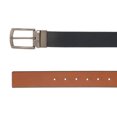 United Colors of Benetton Ales Men's Reversible Belt Navy and Tan