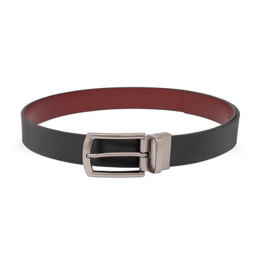 United Colors of Benetton Ales Men's Reversible Belt Black and Wine