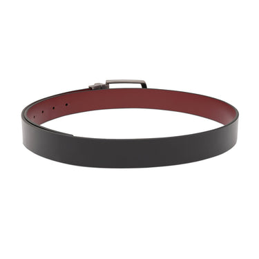 United Colors of Benetton Ales Men's Reversible Belt Black and Wine