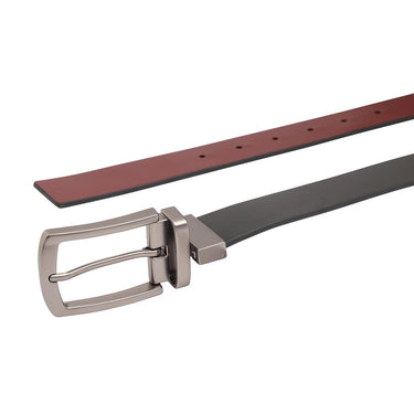 United Colors of Benetton Ales Men's Reversible Belt Black and Wine