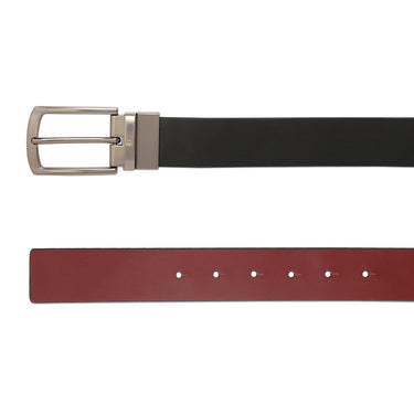 United Colors of Benetton Ales Men's Reversible Belt Black and Wine