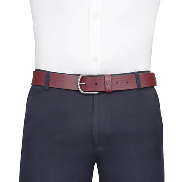 United Colors Of Benetton Honza Men S Non Reversible Belt Wine