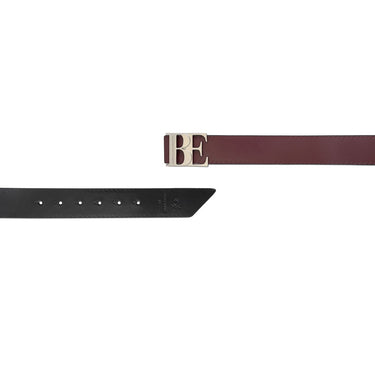United Colors Of Benetton Amalie Men's Reversible Belt Wine Black