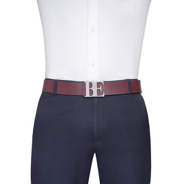 United Colors Of Benetton Amalie Men's Reversible Belt Wine Black