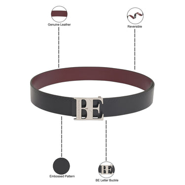 United Colors Of Benetton Amalie Men S Reversible Belt Navy Wine