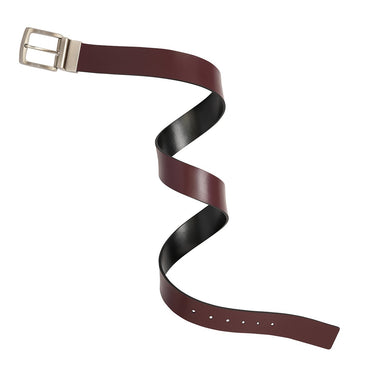 United Colors Of Benetton Benes Mens Reversible Belt Wine Black