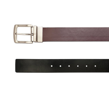 United Colors Of Benetton Benes Mens Reversible Belt Wine Black