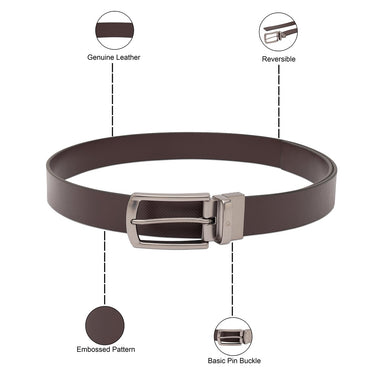 United Colors of Benetton Alois Men's Reversible Belt Brown and Brown