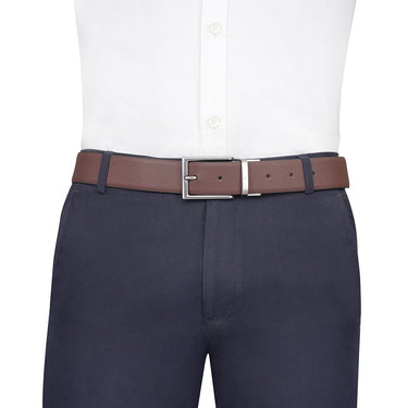 United Colors Of Benetton Michal Men S Reversible Belt Wine Black