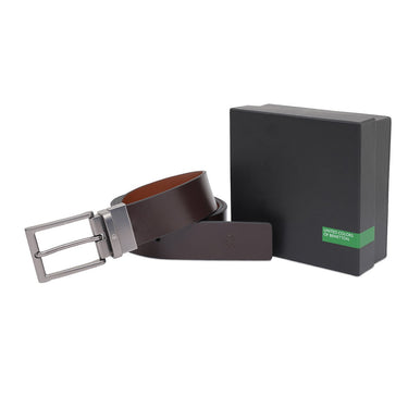 United Colors Of Benetton Marten Men's Reversible Belt Brown Tan