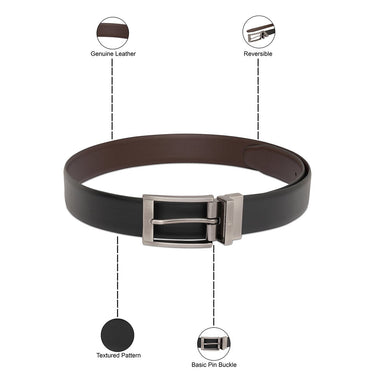 United Colors Of Benetton Cermak Men S Reversible Belt Black Brown