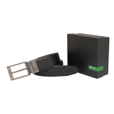 United Colors Of Benetton Cermak Men S Reversible Belt Black Brown
