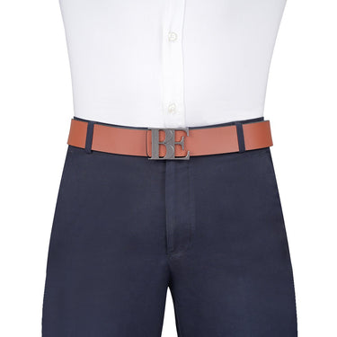 United Colors Of Benetton Beran Mens Reversible Belt Tan Navy