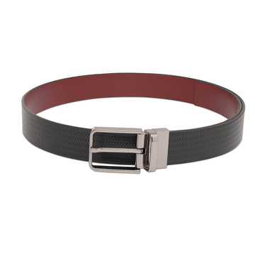 United Colors Of Benetton Tomas Men's Reversible Belt Black Wine