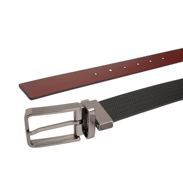 United Colors Of Benetton Tomas Men's Reversible Belt Black Wine