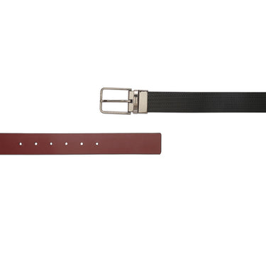 United Colors Of Benetton Tomas Men's Reversible Belt Black Wine
