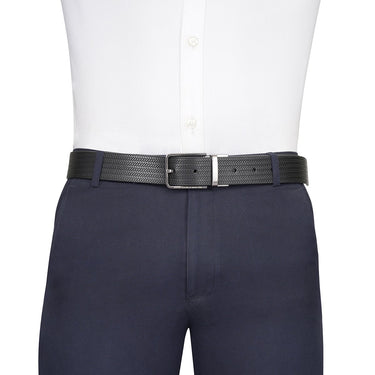 United Colors Of Benetton Tomas Men's Reversible Belt Black Wine