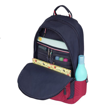 Tommy Hilfiger Sanford Non Laptop Backpack Navy Burgundy