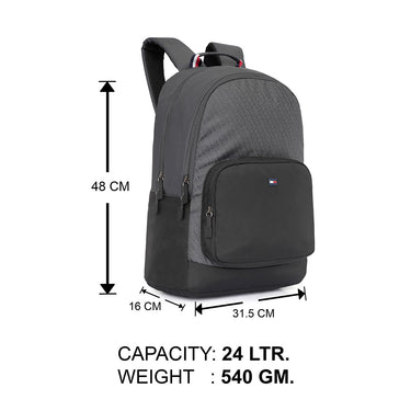 Tommy Hilfiger Sanford Non Laptop Backpack Grey Black