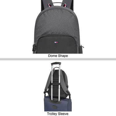 Tommy Hilfiger Sanford Non Laptop Backpack Grey Black