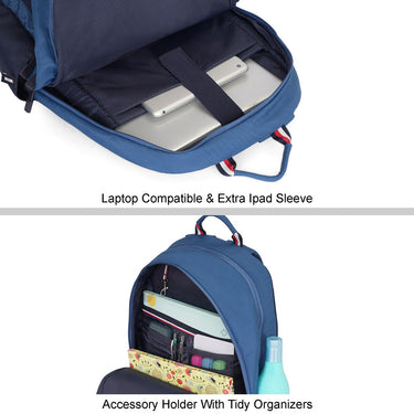 Tommy Hilfiger Sanford Non Laptop Backpack Vibrant Indigo Navy