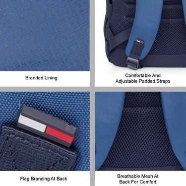 Tommy Hilfiger Sanford Non Laptop Backpack Vibrant Indigo Navy