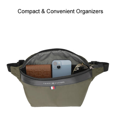 Tommy hilfiger greenbelt crossbody olive black
