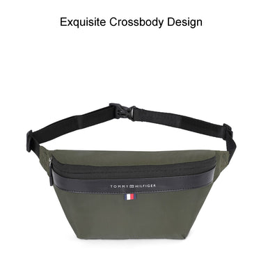 Tommy hilfiger greenbelt crossbody olive black