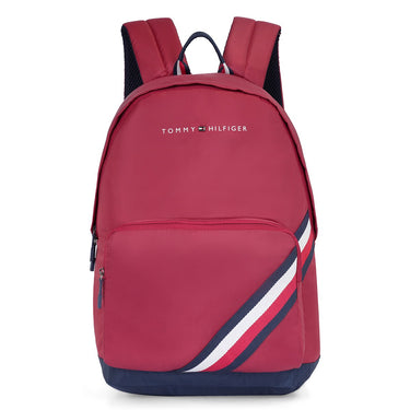 Tommy Hilfiger Roselle Non
Laptop Backpack Burgundy Navy