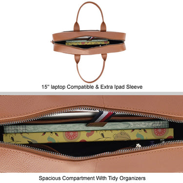 Tommy Hilfiger Kennington Premium Business Case Tan