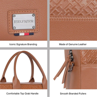 Tommy Hilfiger Kennington Premium Business Case Tan