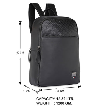 Tommy Hilfiger Hackney Premium Laptop Backpack Black