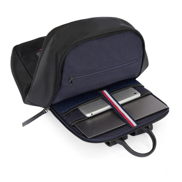 Tommy Hilfiger Hackney Premium Laptop Backpack Black