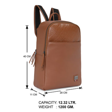 Tommy Hilfiger Hackney Premium Laptop Backpack Tan