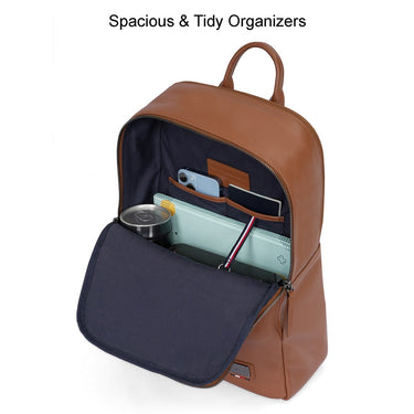 Tommy Hilfiger Hackney Premium Laptop Backpack Tan