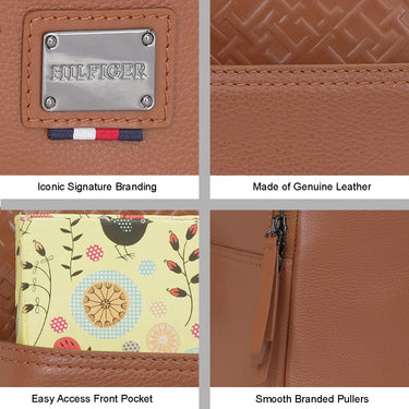 Tommy Hilfiger Hackney Premium Laptop Backpack Tan