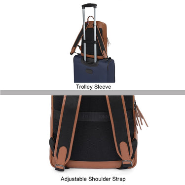 Tommy Hilfiger Hackney Premium Laptop Backpack Tan