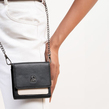 United Colors of Benetton Adelle Women's Tri Fold Wallet