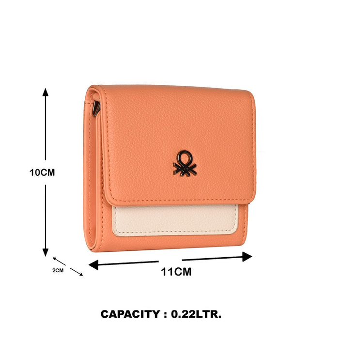 United Colors of Benetton Adelle Women's Tri Fold Wallet