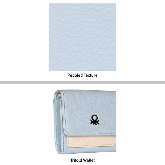 United Colors of Benetton Adelle Women's Tri Fold Wallet