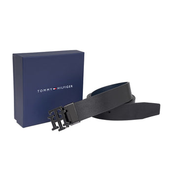 Tommy Hilfiger Nicholls Men's Reversible Belt Black & Navy