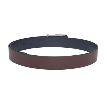 Tommy Hilfiger Newbury Men's Reversible Belt Brown & Navy