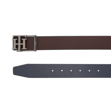 Tommy Hilfiger Newbury Men's Reversible Belt Brown & Navy